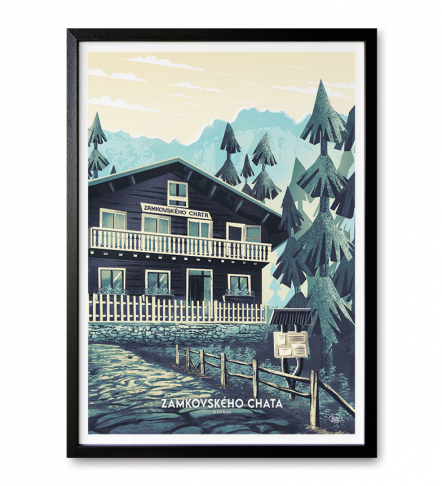 Poster Zamkovského chata Obrázok pre Poster Zamkovského chata